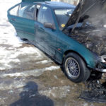 Incendiu autoturism Roman