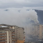 Incendiu bloc Dacia Piatra Neamt