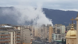 Incendiu bloc b-dul Dacia