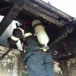 Incendiu locuinta Banha pompieri