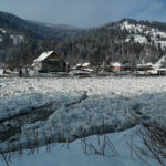 Teren inundat Poiana Teiului