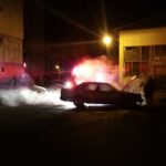 Masina incendiata Piatra Neamt