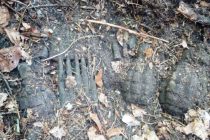 O cantitate însemnată de muniţie neexplodată descoperită în comuna Brusturi