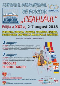 Afis Fest de folclor Ceahlaul