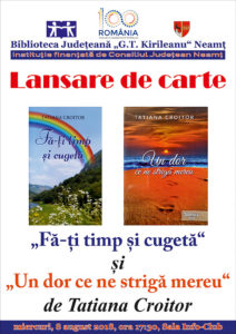 lansare carte Tatiana Croitor