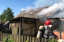 Bucătăria de vară a unei locuințe din Pâncești a luat foc din cauza unui scurtcircuit