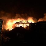 Incendiu depozit piese auto