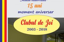Clubul de Joi la Biblioteca Județeană – 15 ani de existență