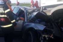 Accident rutier cu victimă încarcerată, în comuna Horia