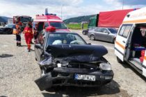 Accident rutier cu 3 victime pe strada Mihai Viteazul, în Piatra Neamț