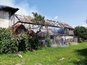 Incendiu intentionat Moldoveni