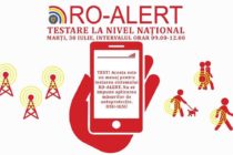Astăzi: Mesaje de test pentru sistemul RO-ALERT