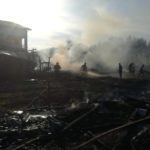 Incendiu baloti de paie 3 gospodării Brolesti (2)