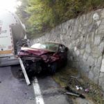 Accident rutier autoturism camion Bistricioara (1)