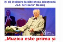Întâlnire cu Eugen Doga la Biblioteca Județeană Neamț