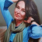 84 LA BELLA DI ROBEST olio su tela 50 X 70 cm