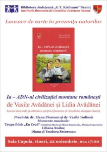 Lansare carte Vasile Avadanei