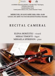 Recital cameral Piatra Neamt