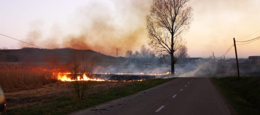 Incendiu de proporții din cauza unui fumător inconștient, în comuna Gherăiești