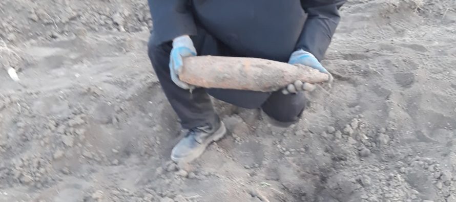 4 proiectile neexplodate descoperite în grădina unui cetățean din Sagna