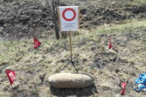 Bombă neexplodată de 50 de kg descoperită pe un teren agricol, în comuna Sagna
