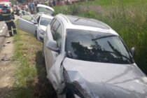 Accident rutier cu o victimă încarcerată în comuna Brusturi