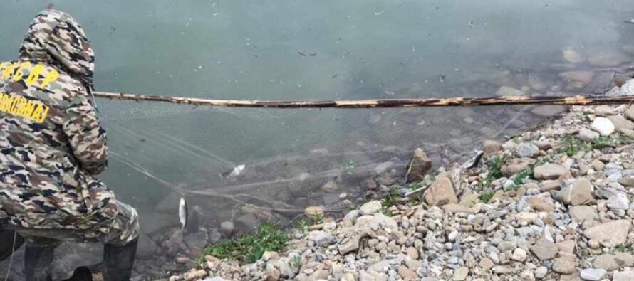 Pescarii ”amatori” de la Izvorul Muntelui amendați de polițiști