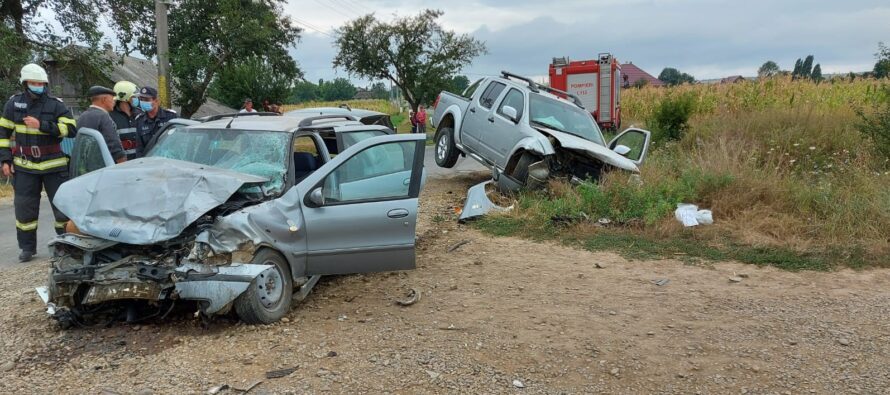 Accident rutier cu 3 victime în comuna Țibucani