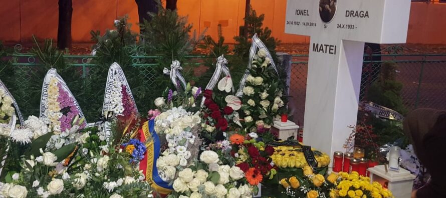 Actrița Draga Olteanu Matei înmormântată cu onoruri militare în cimitirul Eternitatea