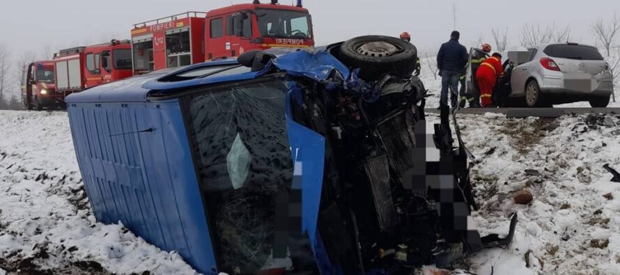 Accident rutier cu 2 victime la Cordun