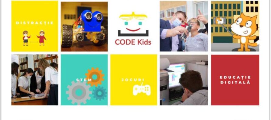 Se fac înscrieri la Code Kids, un proiect de educație digitală pentru copii