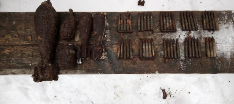 Încă un arsenal de muniție neexplodată descoperit în pădurea Nemțișor de la Vânători