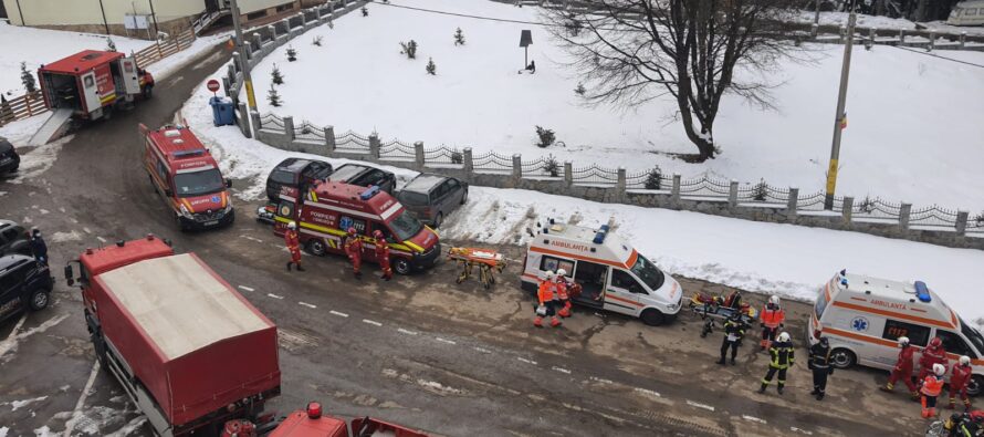 Planul ROȘU de Intervenție aplicat de pompierii nemțeni în stațiunea Durău