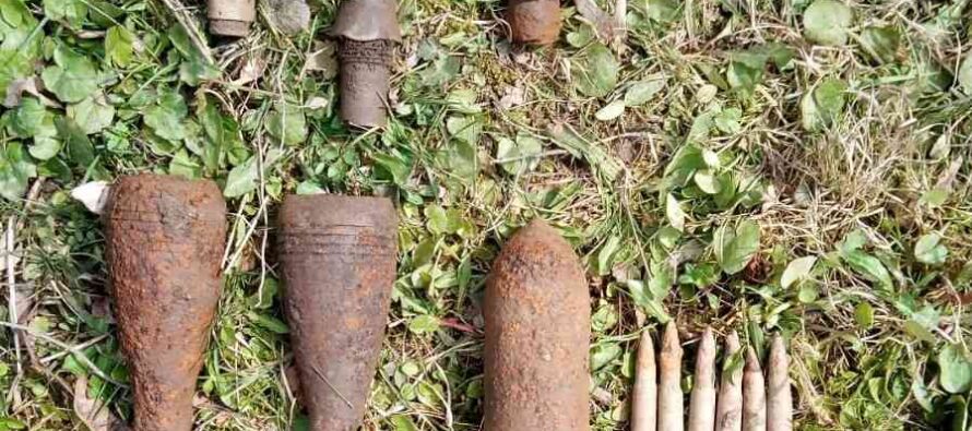 Mai multe elemente de muniție neexplodate descoperite în comuna Ion Creangă