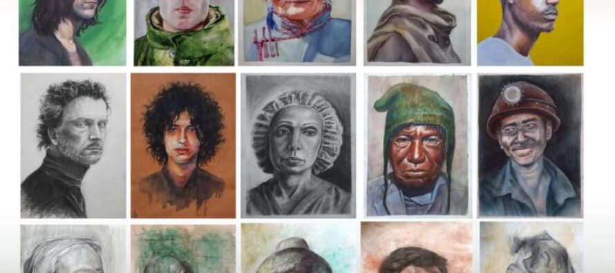 ”Dimensiunea umană” – expoziție de portrete la Biblioteca Județeană