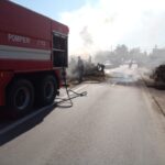 incendiu remorca baloti de fan Vanatori Neamt (1)