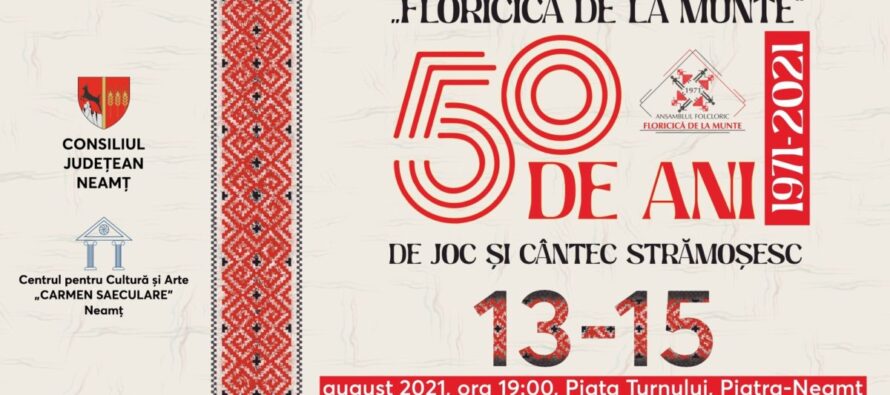 Ansamblul „Floricică de la munte” aniversează 50 de ani de activitate