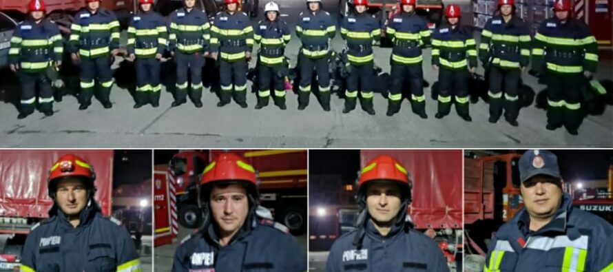 Pompierii nemțeni care participat la stingerea incendiilor din Grecia