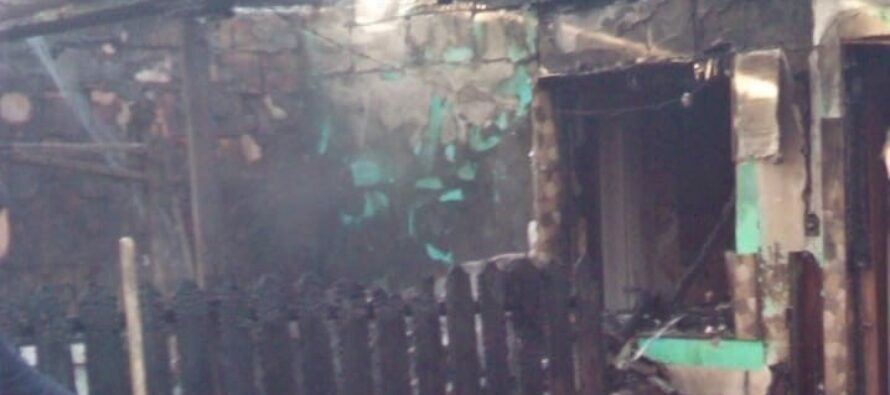 Gospodărie din Bozieni afectată de un incendiu