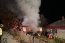 O locuință din comuna Rediu a luat foc din cauza unui coș de fum deteriorat