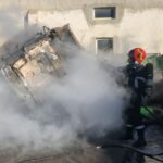 incendiu service auto strada pastravului piatra neamt