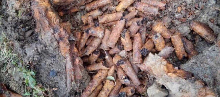 Mai multe elemente de muniție neexplodate au fost găsite în comuna Tarcău