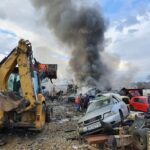incendiu parc dezmembrari auto Oglinzi (2)