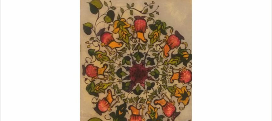 Expoziție de pictură pe sticlă semnată de Ana Ranete, la Biblioteca Județeană