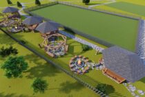 Au început lucrările de amenajare a zonei de grătare și foișoare în Ștrandul