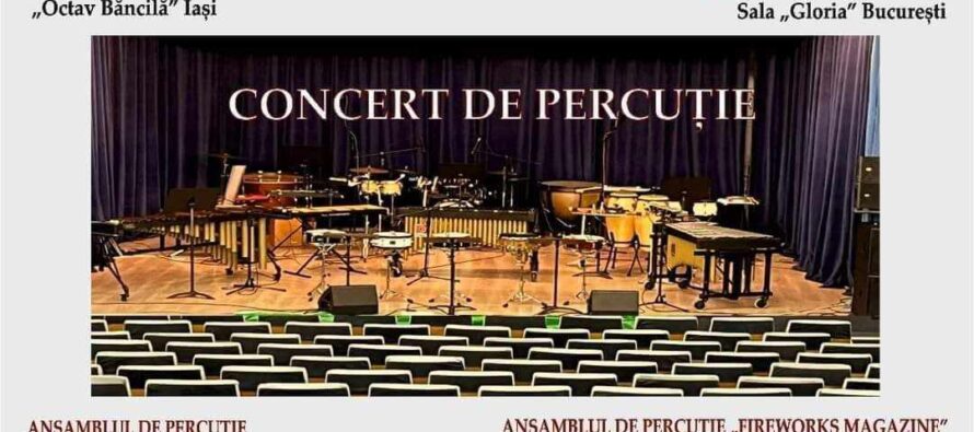CONCERT DE PERCUȚIE, ÎN STAGIUNEA MUZICALĂ 2023-2024