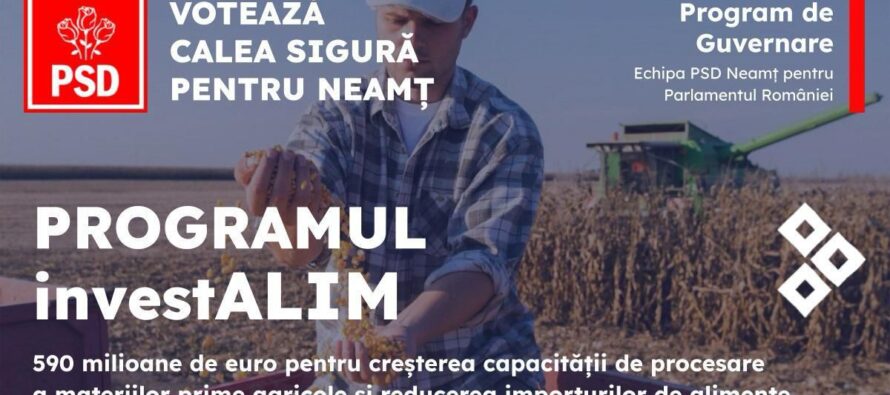 Candidații PSD Neamț pentru Parlament vor să accelereze programul „Consumăm Produse  Românești”