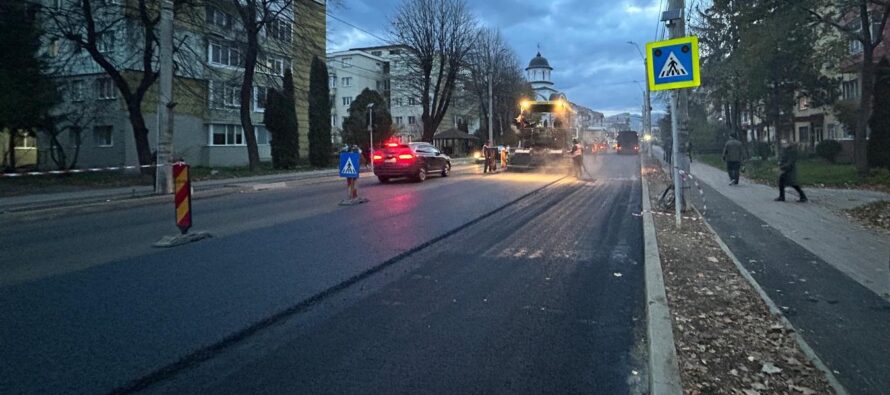 Lucrări în ritm accelerat pe bulevardul Decebal
