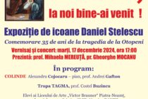 Expoziție de icoane de Daniel Stelescu, la Biblioteca Județeană