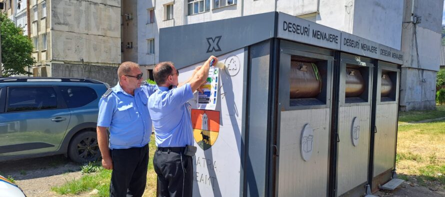 Campanie de informare a cetățenilor cu privire la colectarea selectivă a deșeurilor